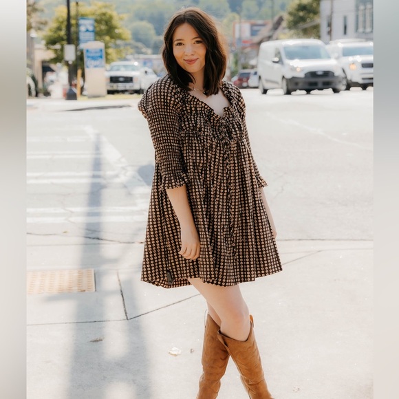 NWT Free People STAR DIP MINI DRESS - size medium - Picture 3 of 8